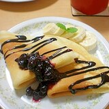 HMで、クレープ風パンケーキ☆